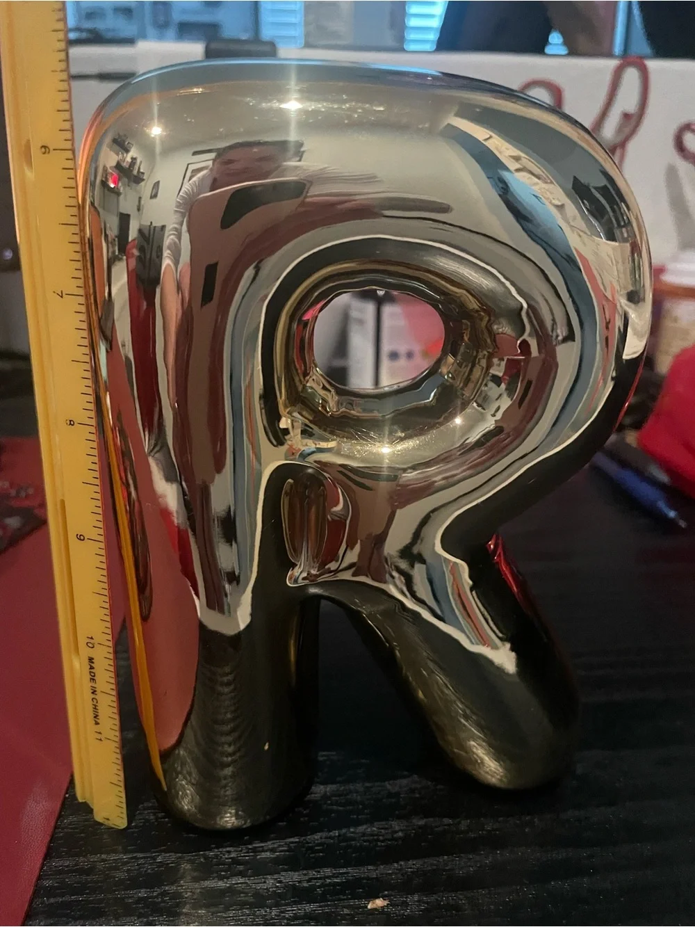 Gold Bubble Monogram Letter R by Ashland